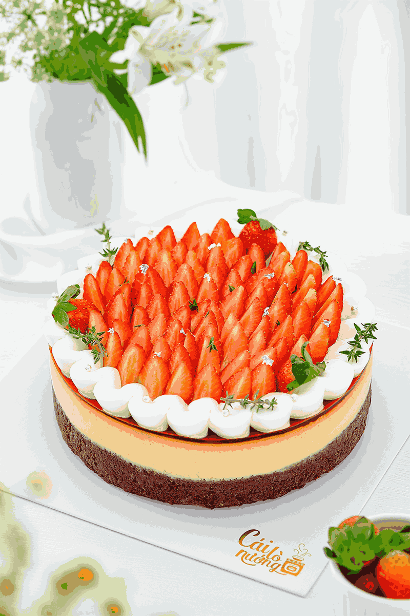 Flan Gato Strawberry – Flan Gato Dâu